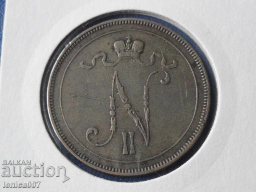 Русия (Финландия) 1896г. - 10 пення - 6 Русия (Финландия) 1896г. - 10 пення - 6