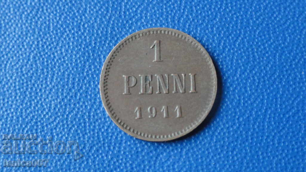 Russia (Finland) 1911 - 1 penny - 5 Russia (Finland) 1911 - 1 penny - 5