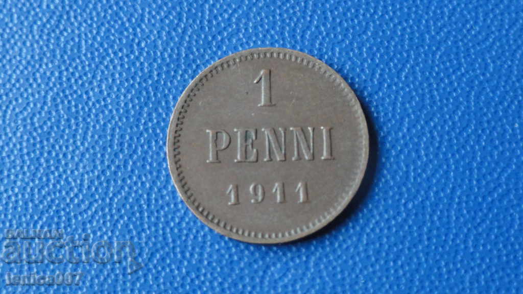 Russia (Finland) 1911 - 1 penny