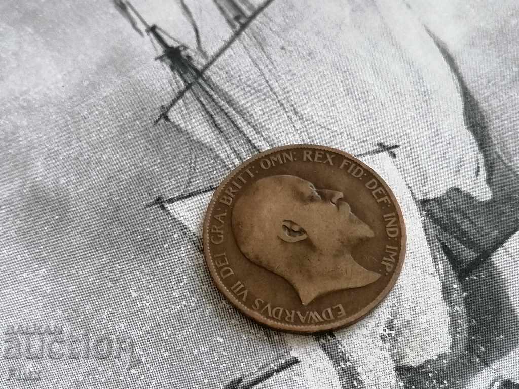 Coin - Great Britain - 1 penny 1906 with price 7.85 BGN | € 4.01