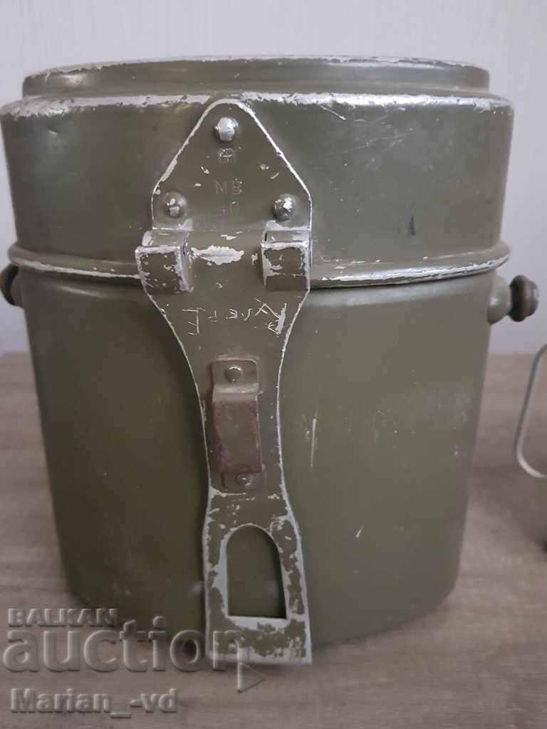 Auction Swiss military jug with a jug and a cup Auction Swiss military jug with a jug and a cup