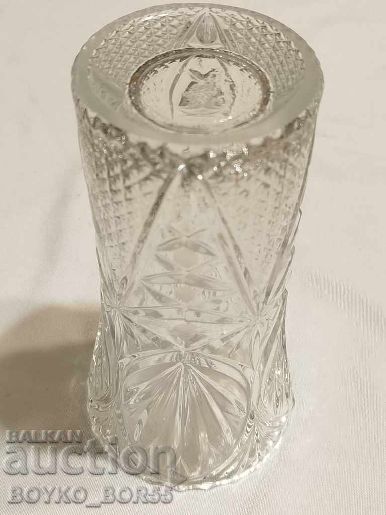 Auction Magnificent Crystal Vase from Soca, 70s Auction Magnificent Crystal Vase from Soca, 70s