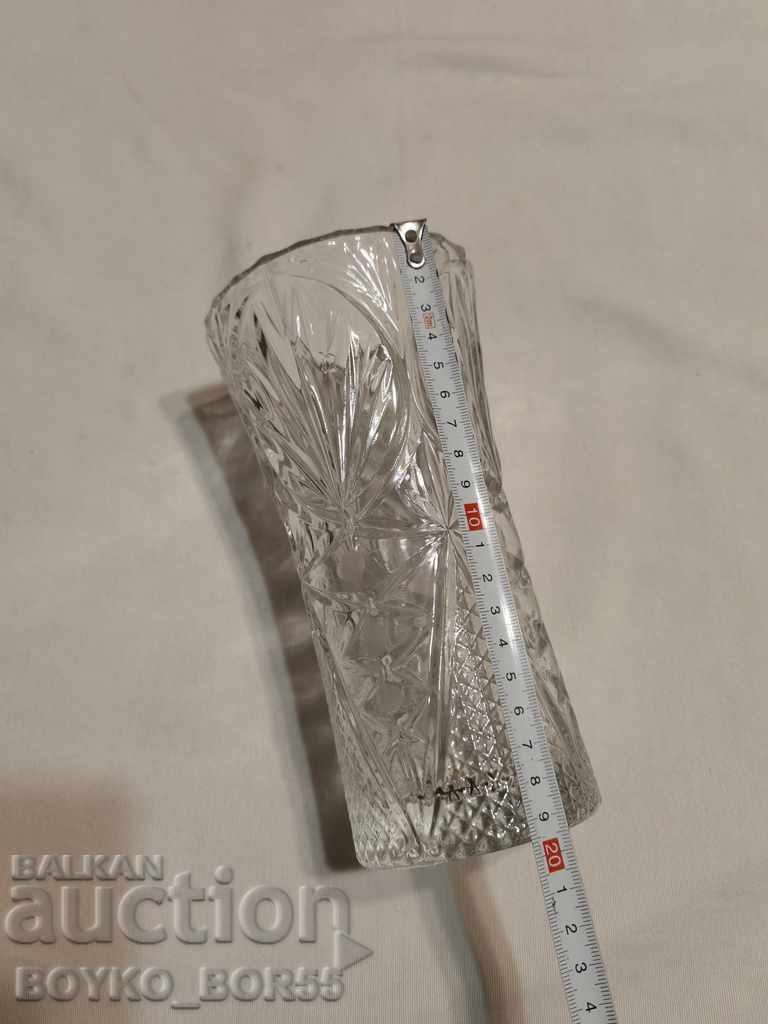 Delivery of Magnificent Crystal Vase from Soca, 70s Delivery of Magnificent Crystal Vase from Soca, 70s