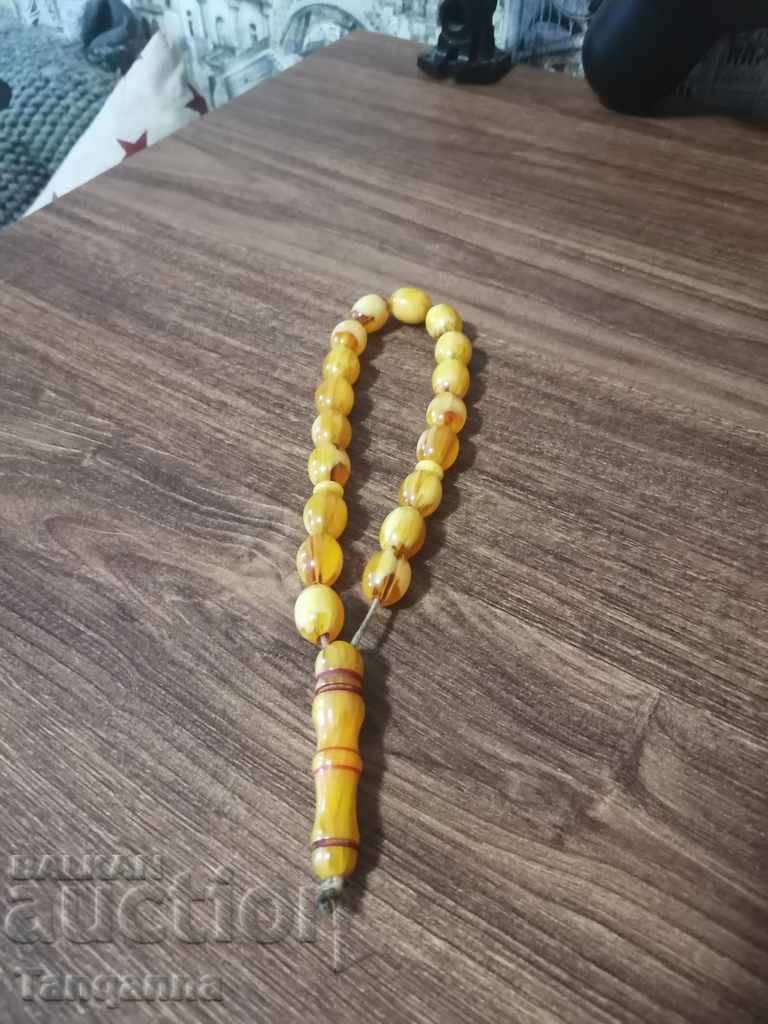 Unique amber rosary