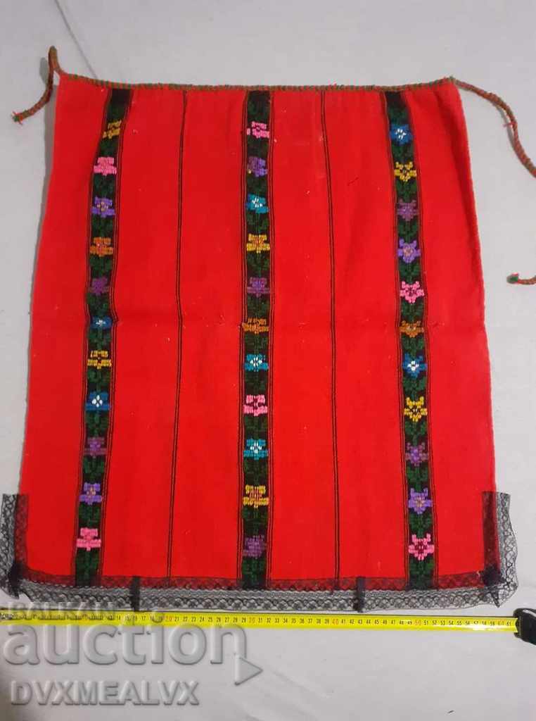Vidin wool apron, northern costume with embroidery # 4