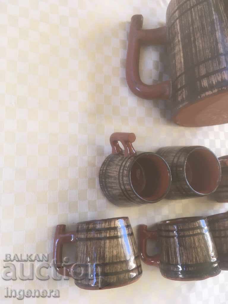 Δημοπρασία ΚΕΡΑΜΙΚΑ ΤΡΟΙΑΝ ΑΠΟ ΤΗ ΔΕΚΑΕΤΙΑ ΤΟΥ '70 ΣΕΡΒΙΤΣΙΟ ΓΙΑ ΡΑΚΗ ΚΑΝΑΤΑ ΠΟΤΗΡΙ ΥΑΛΩΜΕΝΑ Δημοπρασία ΚΕΡΑΜΙΚΑ ΤΡΟΙΑΝ ΑΠΟ ΤΗ ΔΕΚΑΕΤΙΑ ΤΟΥ '70 ΣΕΡΒΙΤΣΙΟ ΓΙΑ ΡΑΚΗ ΚΑΝΑΤΑ ΠΟΤΗΡΙ ΥΑΛΩΜΕΝΑ