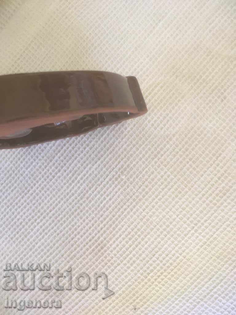 CERAMICA TROYANĂ DIN ANII 70 SCRUMIERĂ CAL Potcoava FERICIREA GLUC - 5