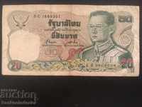 Thailand 20 Baht 1981 Pick 88 Ref 9031