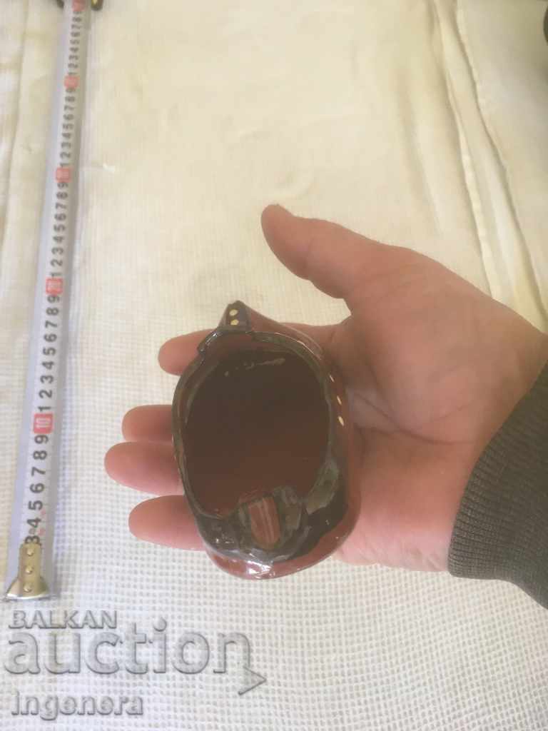 TROYAN CERAMICS FROM THE 70'S ASHTRAY CRAVUL GLECH - 5 TROYAN CERAMICS FROM THE 70'S ASHTRAY CRAVUL GLECH - 5