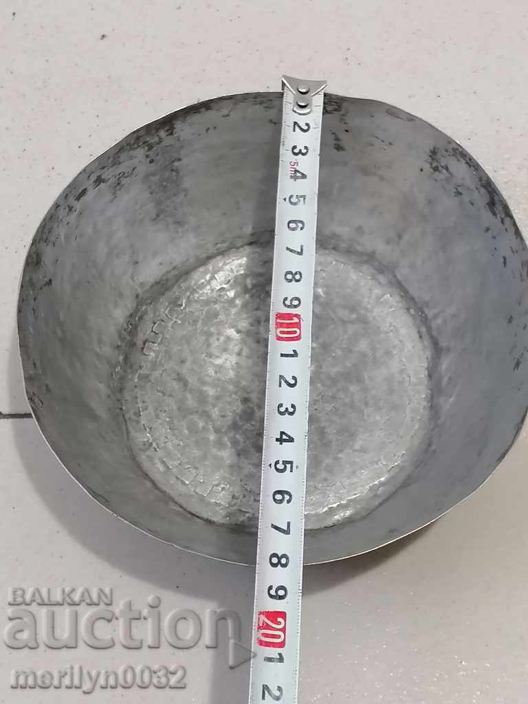 Delivery of Old tinned bowl sahan panica tas copper vessel copper Delivery of Old tinned bowl sahan panica tas copper vessel copper