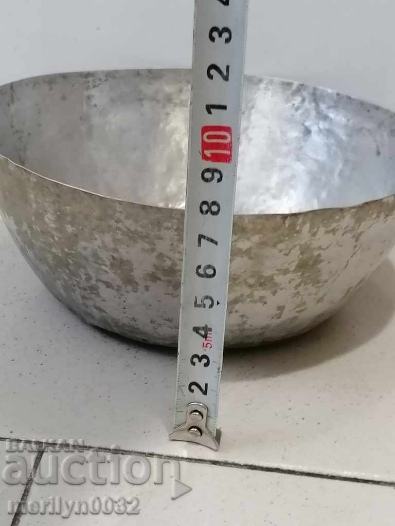 Old tinned bowl sahan panica tas copper vessel copper - 5 Old tinned bowl sahan panica tas copper vessel copper - 5