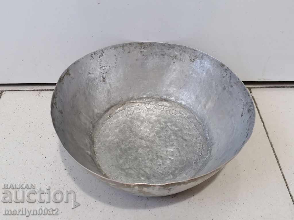 Old tinned bowl sahan panica tas copper vessel copper - 7 Old tinned bowl sahan panica tas copper vessel copper - 7