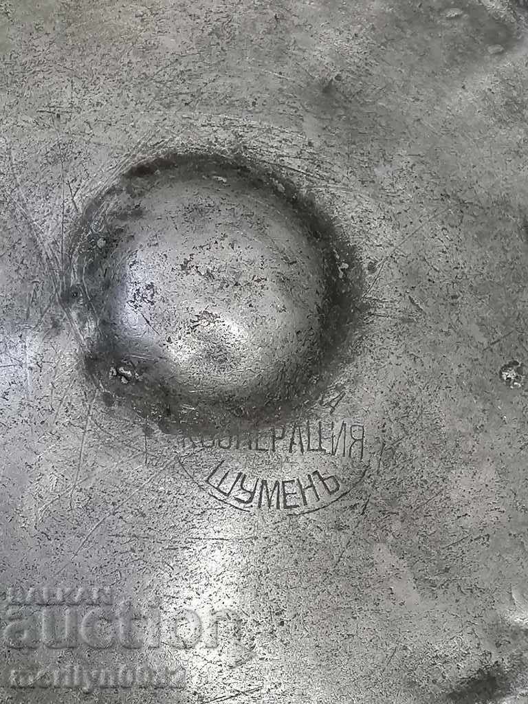 Old tinned bowl sahan panica tas copper vessel copper - 6