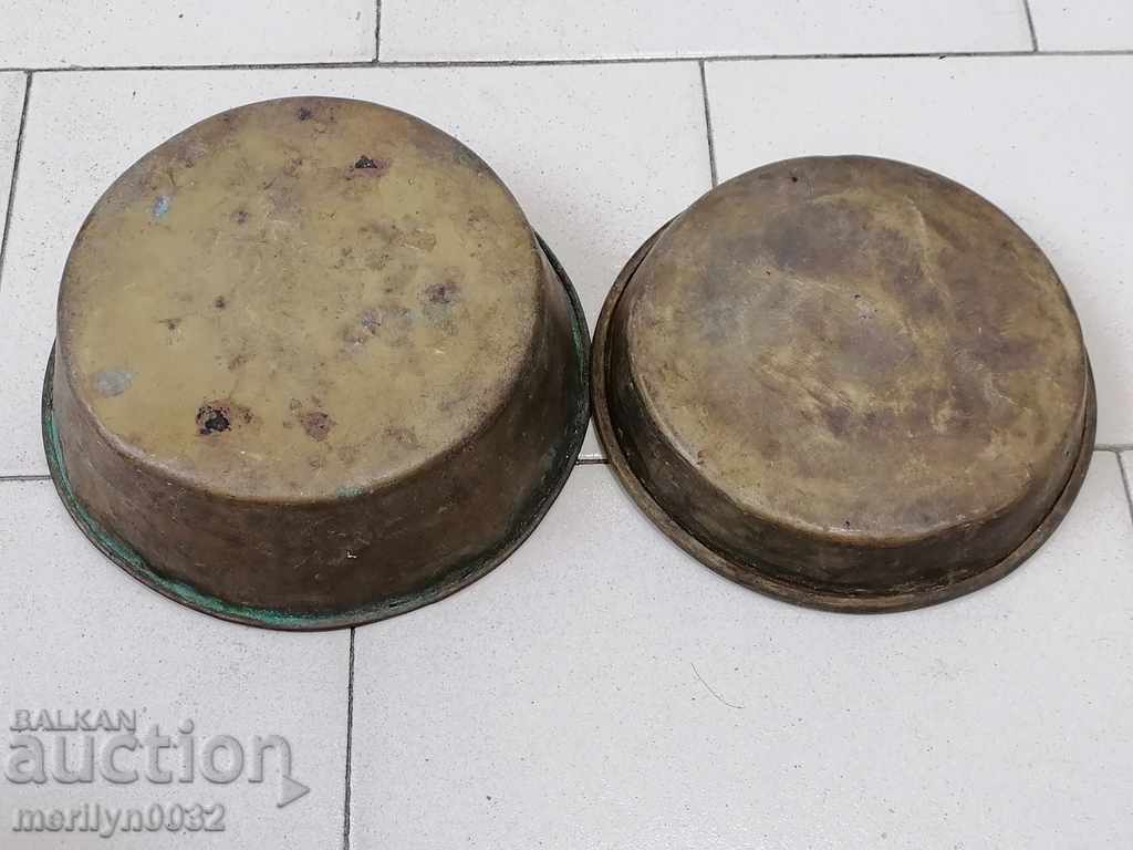 Talere din alamă pentru cântar vechi, pereche, cântar cu contragreutate cu preț € 39.98 | 78.19 BGN