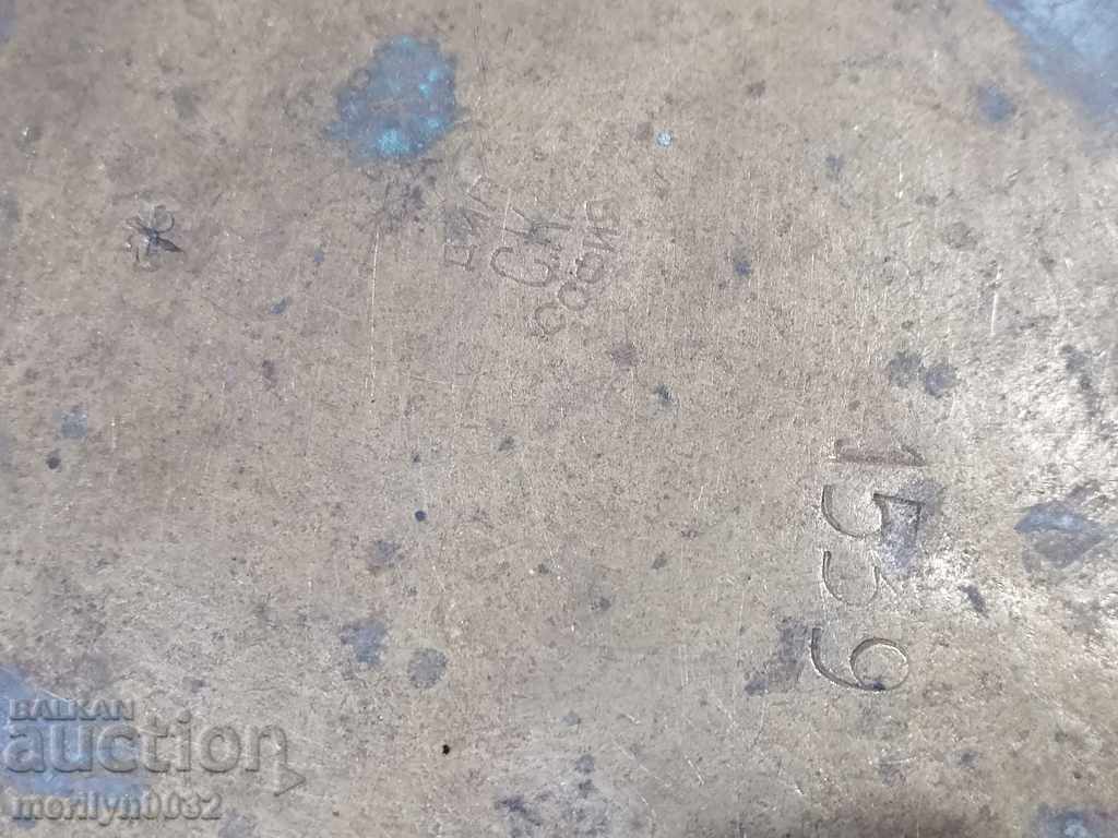 Licitație Talere din alamă pentru cântar vechi, pereche, cântar cu contragreutate