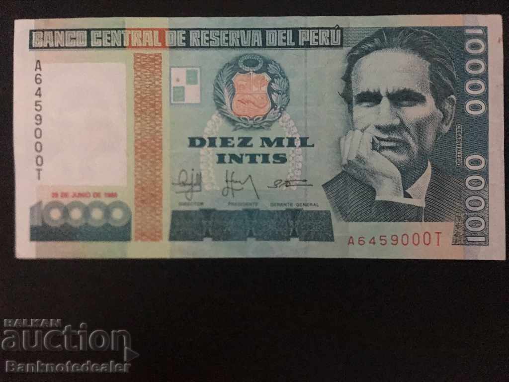Περού 10000 Intis 1988 Επιλογή 140 Ref 9199