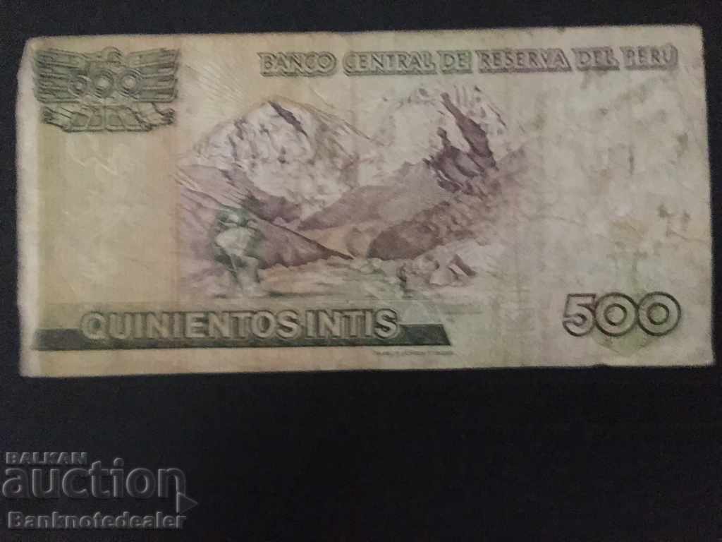 Peru 500 Intis 1987 Pick 134 Ref 8286 with price 1.00 BGN | € 0.51