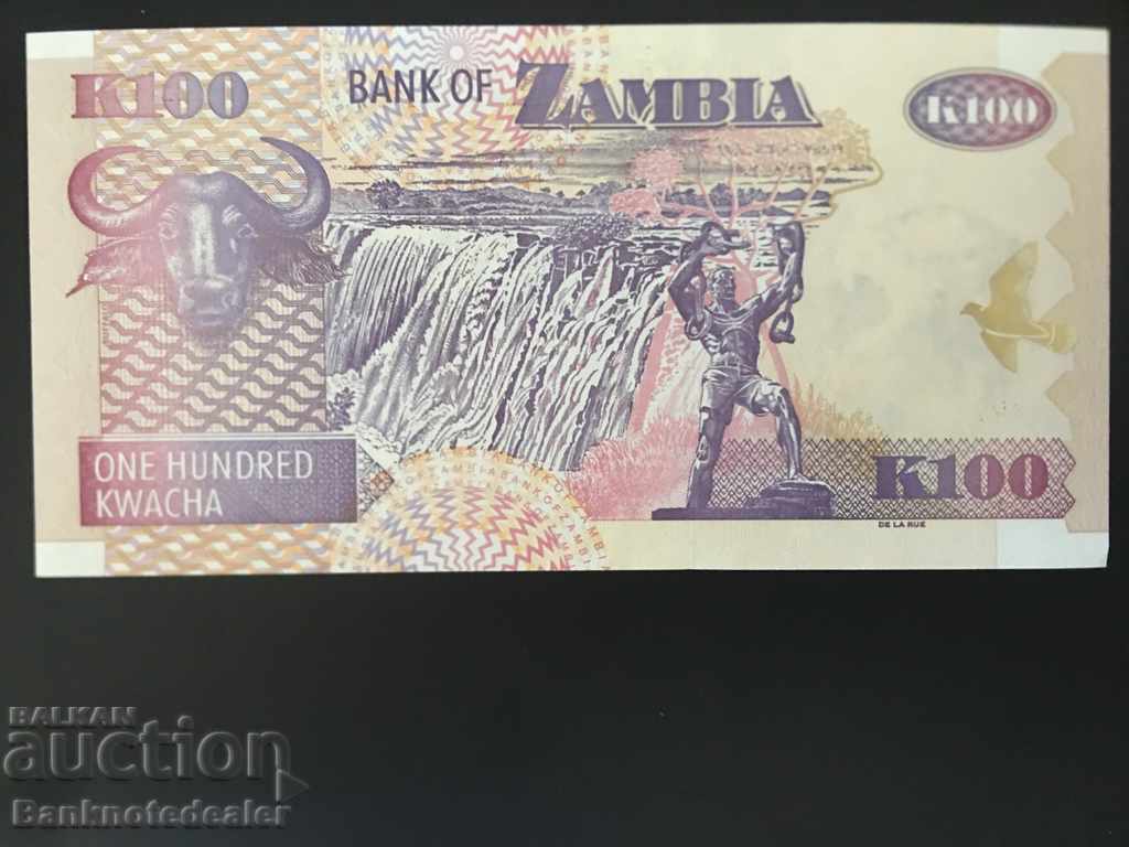 Zambia 100 Kwacha 2009 Pick 38f Ref 4460 Unc with price 3.50 BGN | € 1.79 Zambia 100 Kwacha 2009 Pick 38f Ref 4460 Unc with price 3.50 BGN | € 1.79