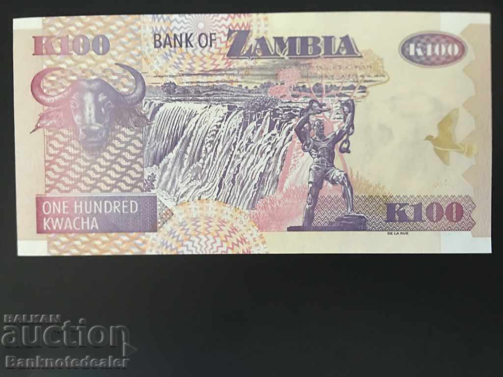 Zambia 100 Kwacha 2009 Pick 38f Ref 4461 Unc with price 3.50 BGN | € 1.79 Zambia 100 Kwacha 2009 Pick 38f Ref 4461 Unc with price 3.50 BGN | € 1.79