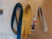 Kimono belts karate judo sambo three colors
