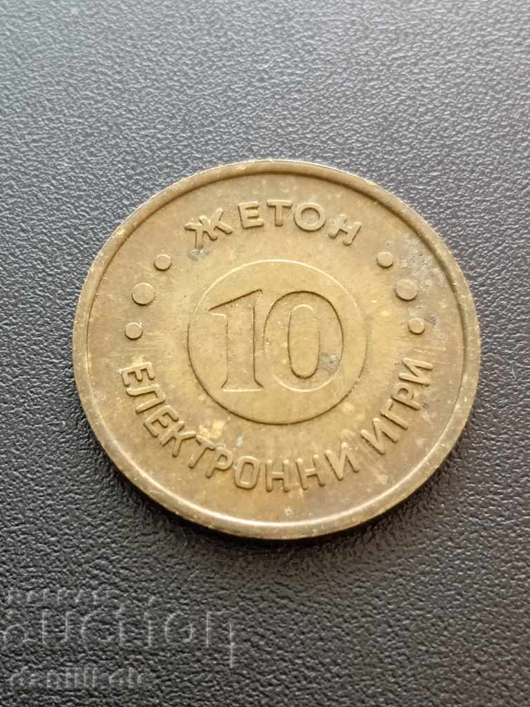 Delivery of * $ * Y * $ * ELECTRONIC GAME PLAQUE TOKEN - EXCELLENT * $ * Y * $ * Delivery of * $ * Y * $ * ELECTRONIC GAME PLAQUE TOKEN - EXCELLENT * $ * Y * $ *