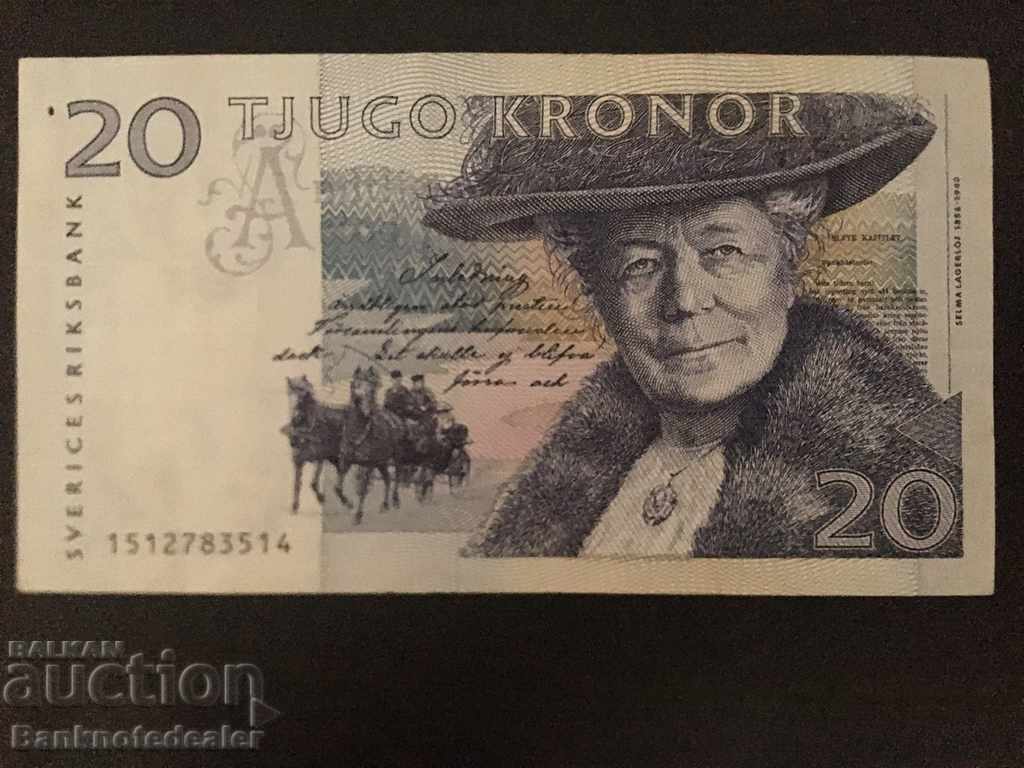 Suedia 20 Kronor 1991 Pick 61 Ref 3514