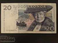 Suedia 20 Kronor 1991 Pick 61 Ref 3514