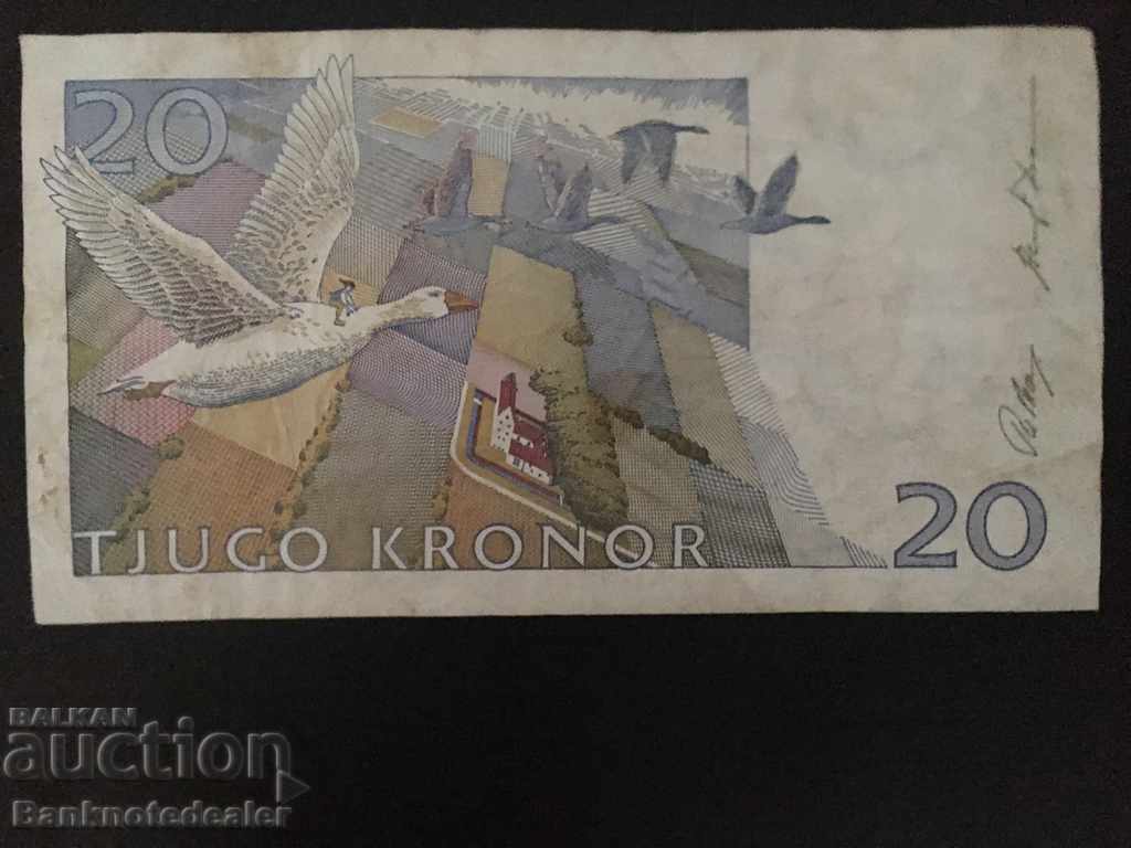 Sweden 20 Kronor 1991 Pick 61 Ref 7167 with price 7.00 BGN | € 3.58 Sweden 20 Kronor 1991 Pick 61 Ref 7167 with price 7.00 BGN | € 3.58