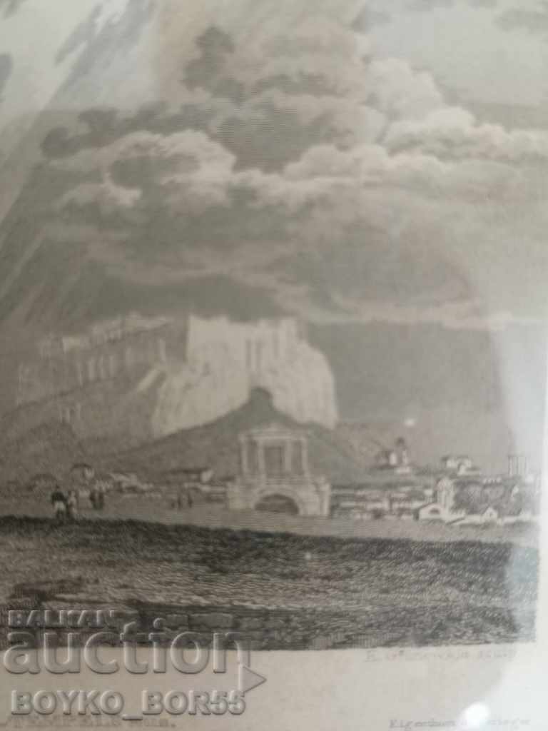 Ancient 19th Century Antique Collectible Lithograph - 7