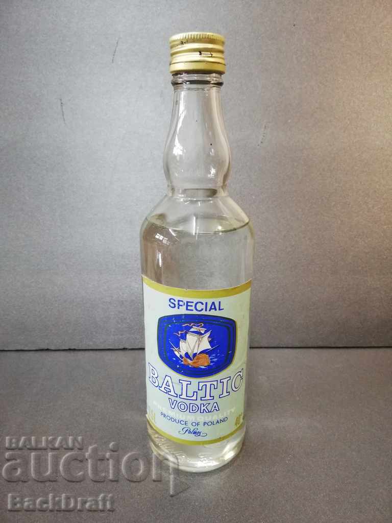 Rare Unopened Bottle Polish vodka Baltic