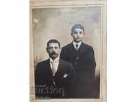 Old cardboard photo - Bulgarian emigrant America