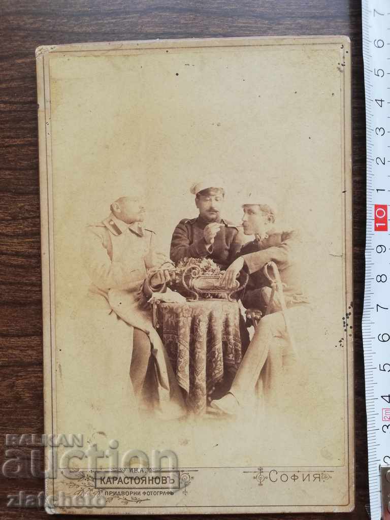 Old cardboard photo - Ivan Karastoyanov with price 200.00 BGN | € 102.26 Old cardboard photo - Ivan Karastoyanov with price 200.00 BGN | € 102.26