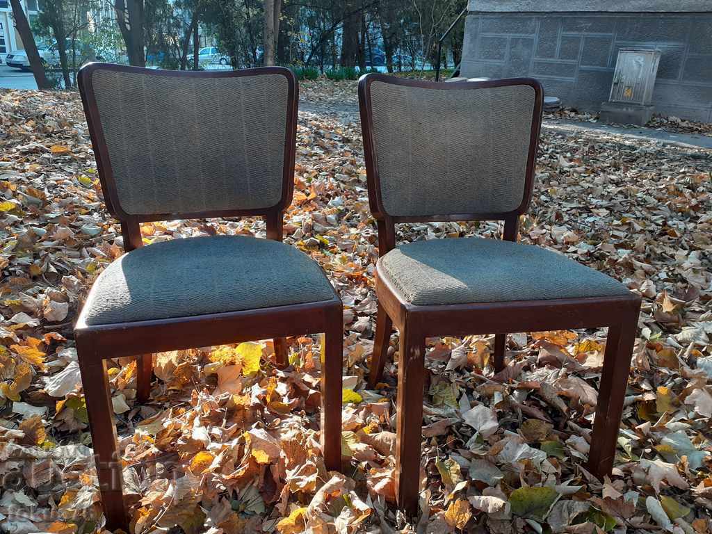 THONET НАХОДКА Два стола Тонет Австрия - оригинални