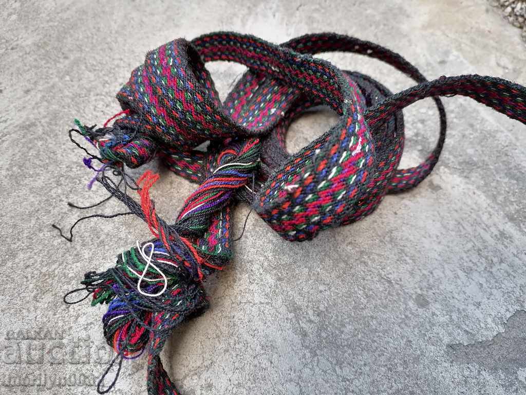 Old hand-woven belt sash belt costume with a length of 4.50 m with price 89.00 BGN | € 45.50
