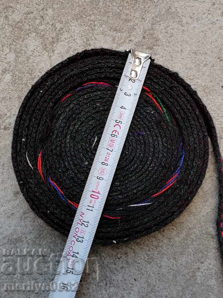 Delivery of Old hand-woven belt sash belt costume with a length of 4.50 m