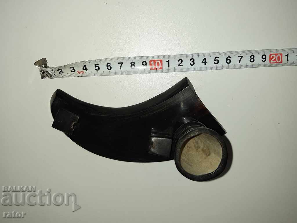 Old horn figure - vase, photo stand, soc - 5