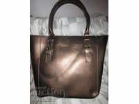 New women's bag, golden color