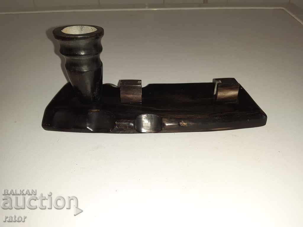 Auction Old horn figure - vase, photo stand, soc Auction Old horn figure - vase, photo stand, soc