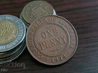 Монета - Австралия - 1 пени | 1934г.