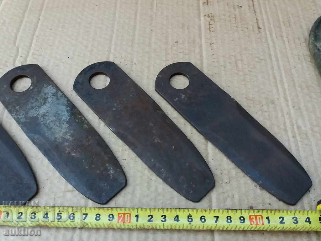 SET OF 4 MARKED CUTTERS, EXCELLENT TOOLS - 6 SET OF 4 MARKED CUTTERS, EXCELLENT TOOLS - 6