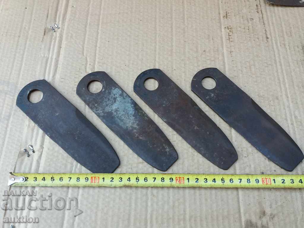 SET OF 4 MARKED CUTTERS, EXCELLENT TOOLS - 7 SET OF 4 MARKED CUTTERS, EXCELLENT TOOLS - 7