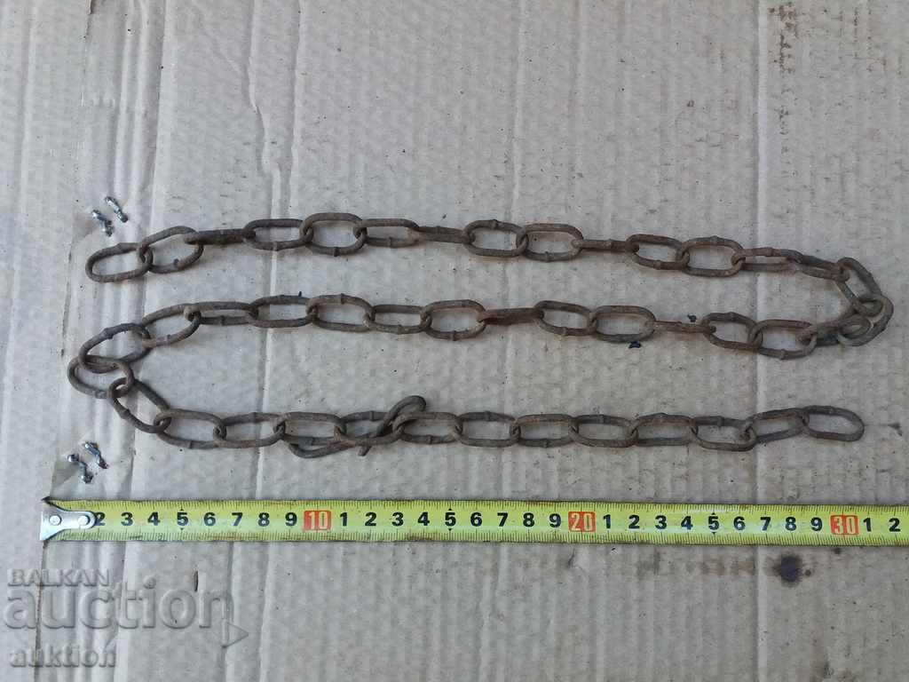 90 CM CHAIN, WROUGHT, SOLID IRON with price 2.49 BGN | € 1.27 90 CM CHAIN, WROUGHT, SOLID IRON with price 2.49 BGN | € 1.27