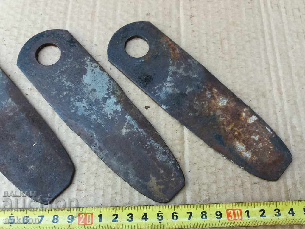 LOT OF 3 STEELED CUTTERS, MARKED TOOLS - 5 LOT OF 3 STEELED CUTTERS, MARKED TOOLS - 5