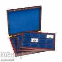 Delivery of Leuchtturm Voltera Quadrum 60 coins up to 50 mm, luxury. box