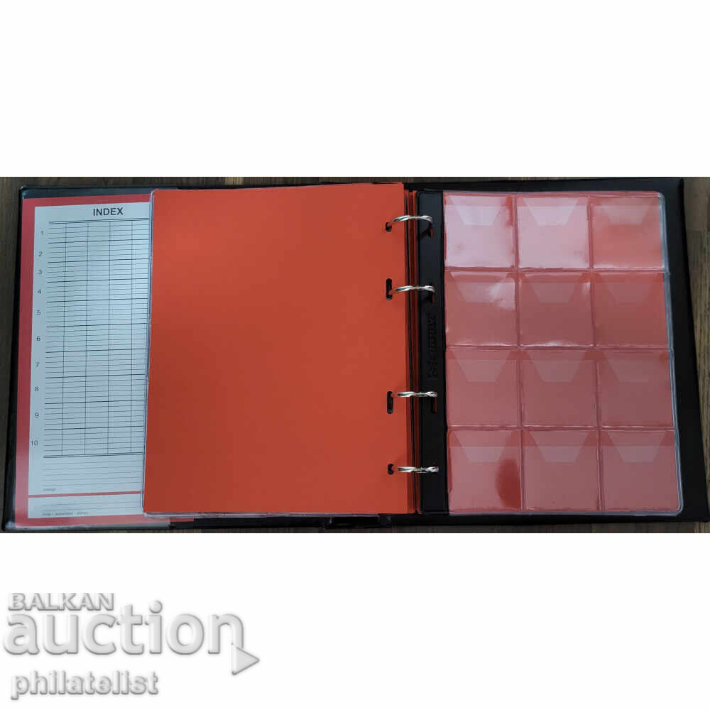Schulz 10-sheet coin binder for 221 green coins - 6 Schulz 10-sheet coin binder for 221 green coins - 6