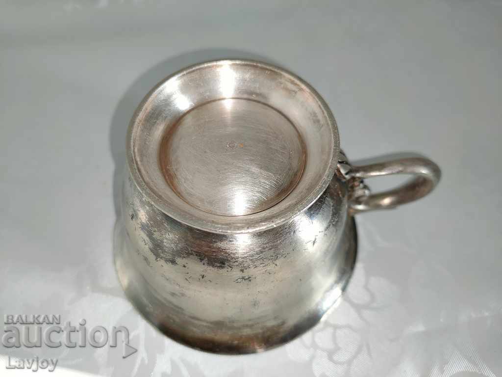 Cana mare pentru supă placată cu argint Grand Hotel Sofia - 6 Cana mare pentru supă placată cu argint Grand Hotel Sofia - 6