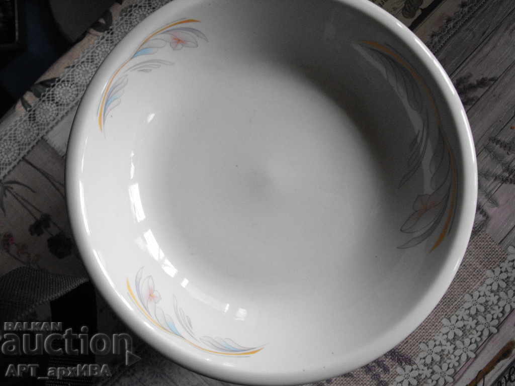 Dining set of 3 sets, solid porcelain. - 5