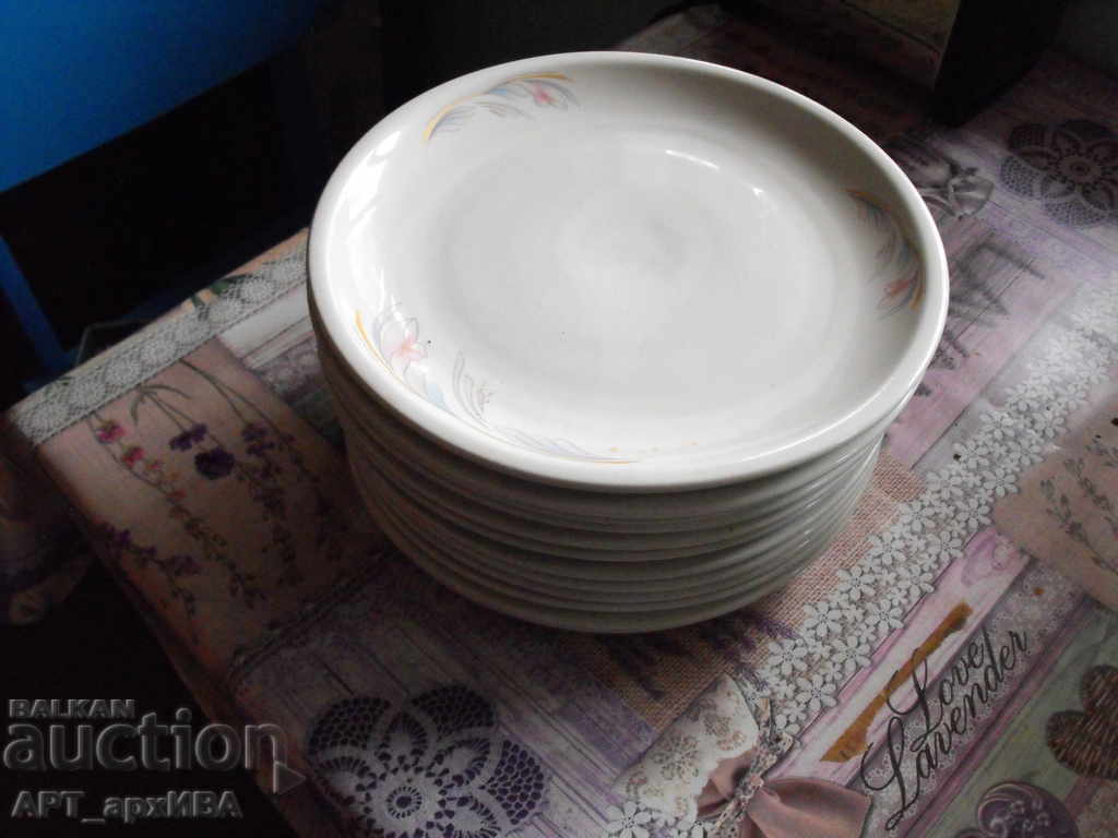 Dining set of 3 sets, solid porcelain. - 6