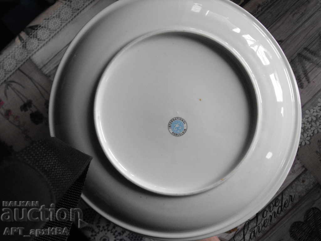 Dining set of 3 sets, solid porcelain. - 7