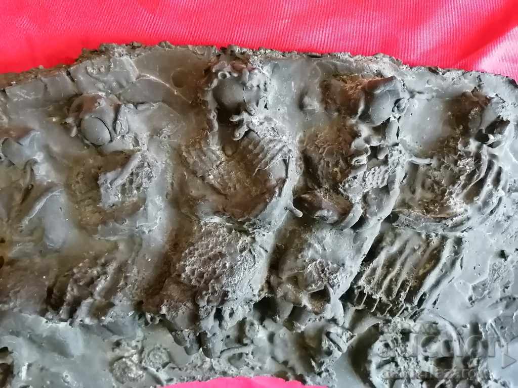 Unique Author's Bronze Bas-relief, Panel 14 kg - 5 Unique Author's Bronze Bas-relief, Panel 14 kg - 5